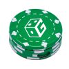 Custom Poker Chip Mint Tin Green